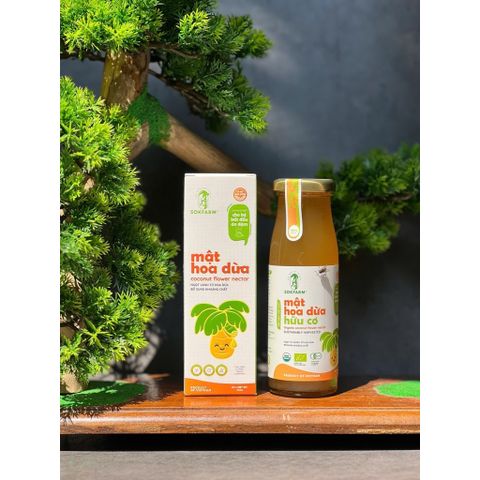 [Deal khách VIP] Mật hoa dừa cô đặc organic Sokfarm cho bé ăn dặm250g