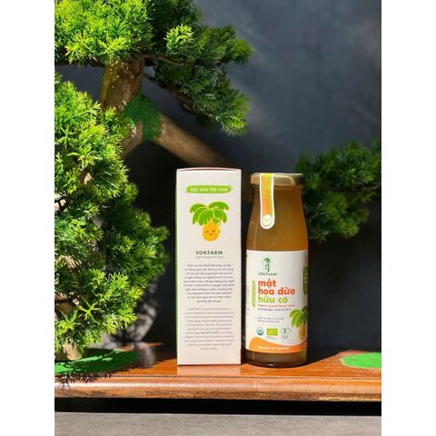 [Deal khách VIP] Mật hoa dừa cô đặc organic Sokfarm cho bé ăn dặm250g