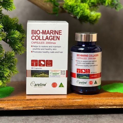 [Nhập khẩu chính ngạch] Careline Bio Marine Collagen - Viên uống bổ sung collagen từ da cá biển sâu (60 viên)