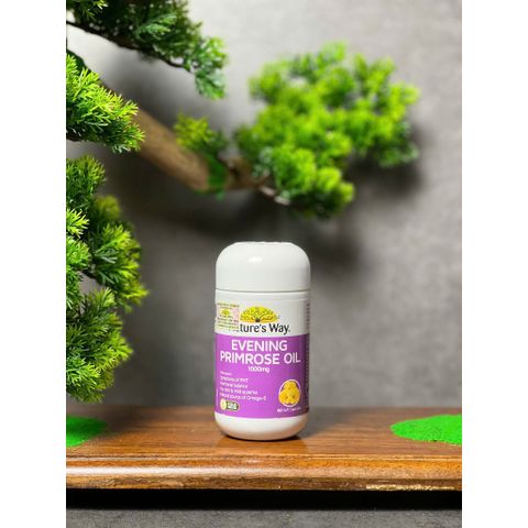 Deal khách VIP_ Tinh dầu hoa anh thảo Nature’s Way Evening Primrose Oil 1000mg 60 viên hàng Úc