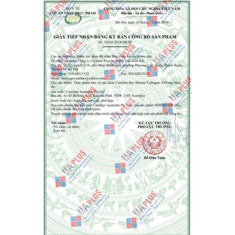 [Nhập khẩu chính ngạch] Careline Bio Marine Collagen - Viên uống bổ sung collagen từ da cá biển sâu (60 viên)