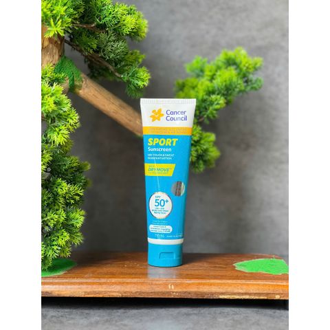 Kem chống nắng Cancer Council SPF 50 Sport Dry Touch & Sweat Resistant 110ml