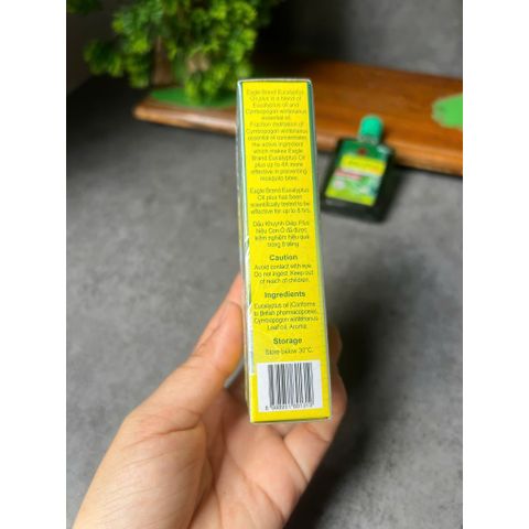 Dầu Khuynh Diệp Đuổi Muỗi Cho Bé Eagle Brand Eucalyptus Oil Plus+ 25ml
