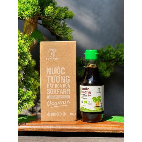 [Deal khách VIP] Nước tương cho bé ăn dặm từ mật hoa dừa Sokfarm 200ml