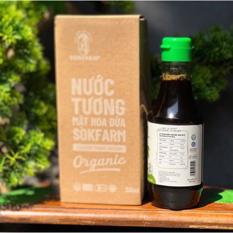 [Deal khách VIP] Nước tương cho bé ăn dặm từ mật hoa dừa Sokfarm 200ml
