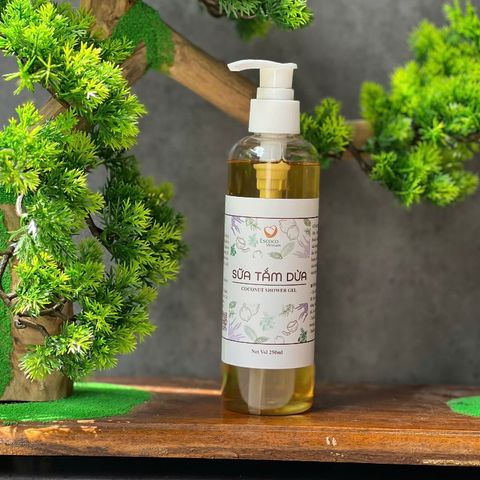 Sữa tắm dừa Coconut shower gel Escoco 250ml