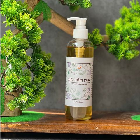 Sữa tắm dừa Coconut shower gel Escoco 250ml, 500ml
