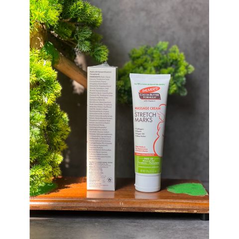 Kem ngăn ngừa và làm mờ rạn da cho mẹ bầu giữa thai kỳ Palmer's Cocoa Butter Massage Cream for Stretch Marks 125g