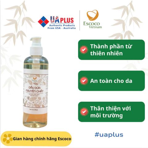 Dầu dừa thủ công Escoco 250ml