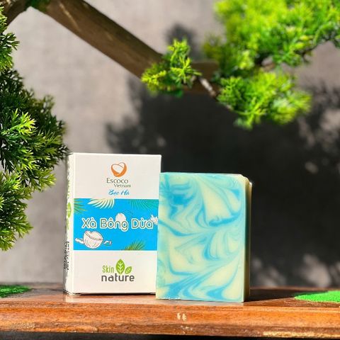Xà bông dừa - Bạc hà Escoco 100g