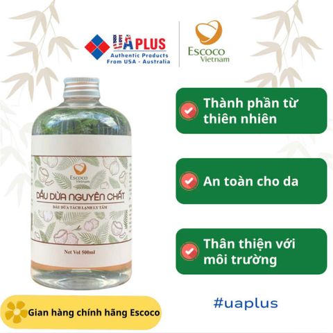 Dầu dừa tách lạnh ly tâm Escoco (100ml, 250ml, 500ml)