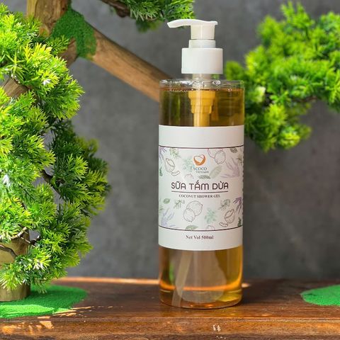 Sữa tắm dừa Coconut shower gel Escoco 500ml