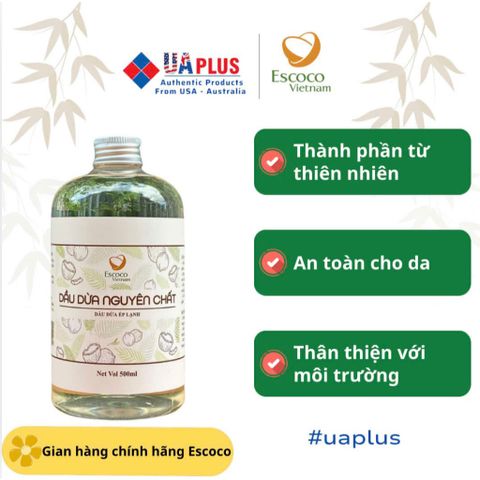 Dầu dừa ép lạnh Escoco 500ml