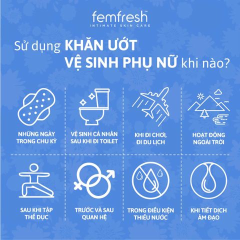 [Nhập khẩu chính ngạch] Femfresh Intimate Skincare 0% Sensitive - Khăn ướt vệ sinh vùng kín cao cấp cho da nhạy cảm (25