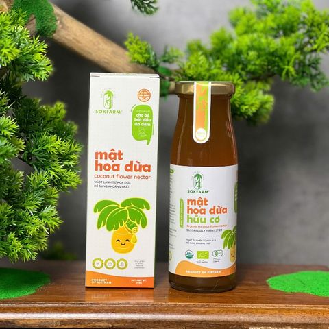 Mật hoa dừa cô đặc Sokfarm cho bé ăn dặm 250g