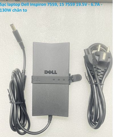 Sạc Dell Inspiron 7557 7559 7559A 7566 7567 7577 5576 5577 19.5V - 6.7A - 130W Chân to 737878