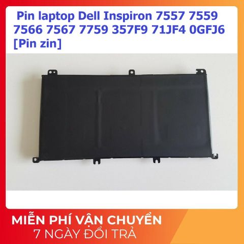 Pin Zin Laptop Dell Inspiron 7557 7559 7566 7567 7759, Pin Zin 74W - Đảm Bảo Chất Lượng