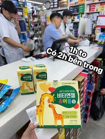 Kẹo Canxi Hươu Cao Cổ Hàn Quốc Giúp Bé Tăng Trưởng Chiều Cao Vượt Trội