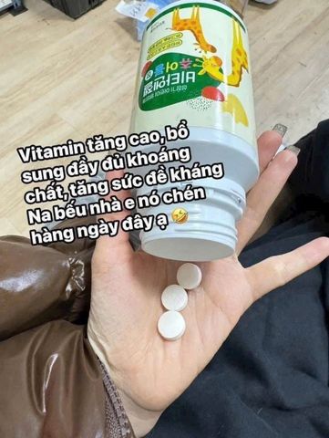 Kẹo Canxi Hươu Cao Cổ Hàn Quốc Giúp Bé Tăng Trưởng Chiều Cao Vượt Trội
