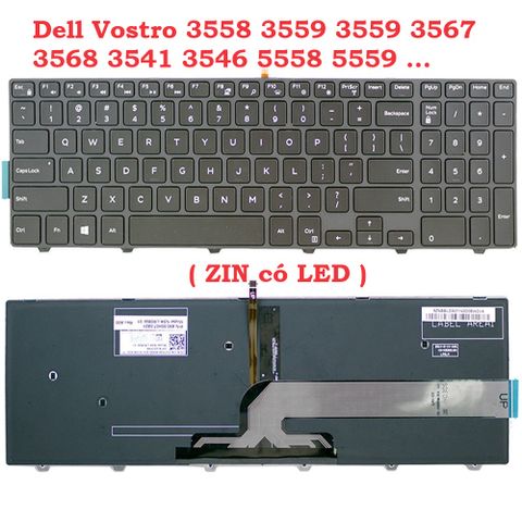 Bàn phím laptop Dell Inspiron 3541 3542 3543 3551 3558 3559 3567 3568 5545 5542 5547 5555 5559 5748 5749 5758 7559