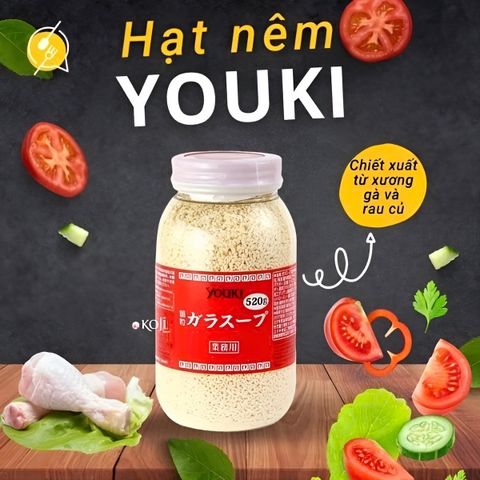 Hạt Nêm Youki Nhật Bản 520g - Gia Vị Ngon Hấp Dẫn, Tăng Cường Hương Vị Đặc Trưng Cho Món Ăn Nhật Bản Hạt Nêm Youki Nhật Bản 520g - Gia Vị Ngon Hấp Dẫn, Tăng Cường Hương Vị Đặc Trưng Cho Món Ăn Nhật Bả