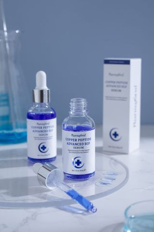 Pharmaform Copper Peptide Advanced EGF Serum chăm sóc da nhạy cảm, bảo vệ tự nhiên và duy trì kết cấu da khỏe mạnh, mềm mại 30ml