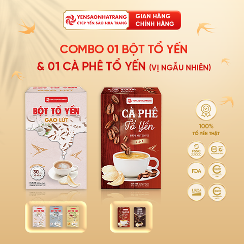 Combo 01 Bột tổ yến + 01 Cà phê tổ yến (C3)
