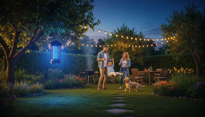 Đèn Diệt Côn Trùng Ngoài Trời SORA-18W - An Toàn, Tiết Kiệm, Hiệu Quả Cho Sân Vườn, Quán Cafe, Khu Resort, BBQ