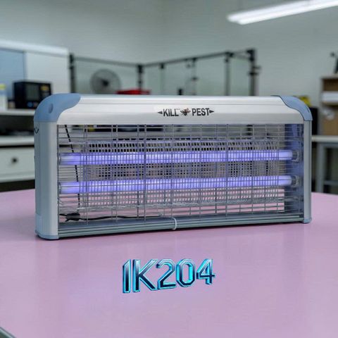 Đèn diệt muỗi IK204 40W - Đèn bắt muỗi hiệu quả cho không gian 100m2, bảo hành 12 tháng, chất liệu nhựa nhôm bền đẹp
