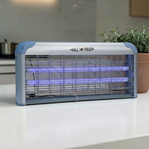 Đèn diệt muỗi IK204 40W - Đèn bắt muỗi hiệu quả cho không gian 100m2, bảo hành 12 tháng, chất liệu nhựa nhôm bền đẹp