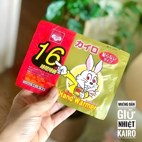 Bộ 10 Miếng Dán Giữ Nhiệt Kairo 16h - Hàng Nội Địa Nhật Bản Giúp Giữ Ấm Cơ Thể Trong Mùa Đông Lạnh