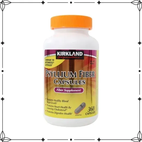Kirkland Psyllium Fiber Capsules 360 viên - Viên Uống Bổ Sung Chất Xơ - DiiHangMyUc. 738004