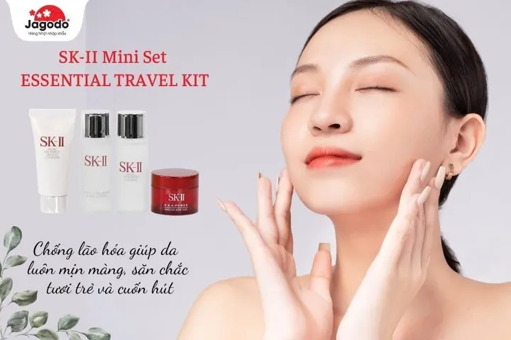Set SKII Mini 4 Món Chống Lão Hoá - Bộ Chăm Sóc Da Nhập Khẩu Nhật Bản, Tăng Cường Độ Ẩm và Cải Thiện Nếp Nhăn 738002