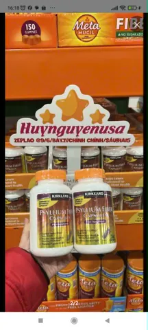 Kirkland Psyllium Fiber Capsules 360 viên - Viên Uống Bổ Sung Chất Xơ - DiiHangMyUc. 738004