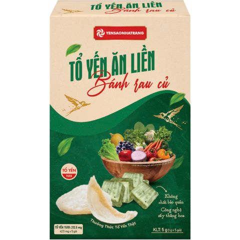 Combo 01 sữa chua sấy khô 96g + 01 bánh rau củ 5g + 01 Cà phê tổ yến | CTCP Yến Sào Nha Trang (C11)