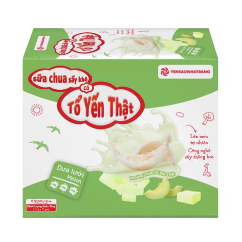 Combo 01 sữa chua sấy khô 96g + 01 bánh rau củ 5g + 01 Cà phê tổ yến | CTCP Yến Sào Nha Trang (C11)