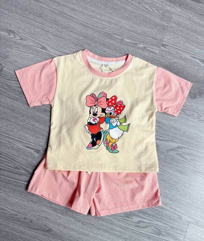 Set bộ micky pha cute đáng yêu dễ thương cotton mát mẻ mùa hè cho bé gái