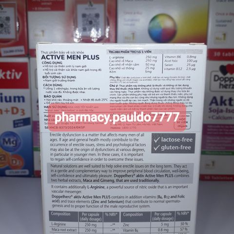 ✅[CHÍNH HÃNG] Viên uống DOPPEL Active Men PLUS  407647