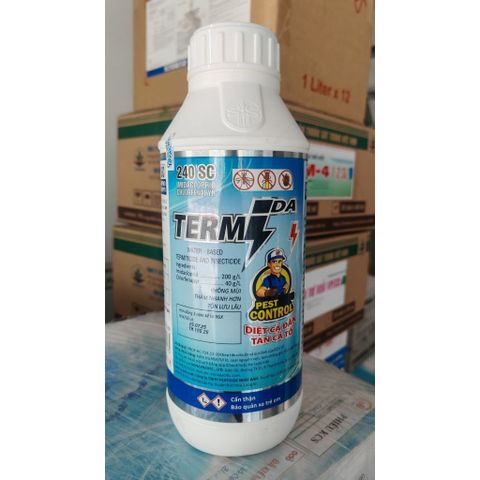 Diệt trừ mối tận gốc Công Nghệ Nhật TERMIDA 240SC 1LÍT chống mối và tiêu diệt côn trùng bò/bay khác như muỗi, kiến, gián