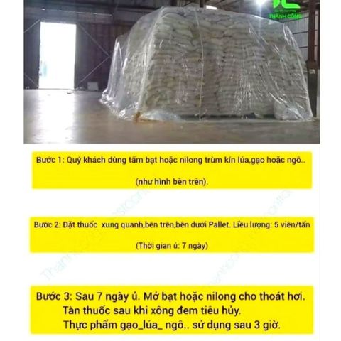 THUỐC DIỆT MỌT Ủ Kín ALUPHOS 56% 1KG NỔI TIẾNG CHÍNH HÃNG NHẬP KHẨU TRUNG QUỐC -Diệt Mọt Kho Ngũ Cốc Gạo Hạt Điều Cà Phê