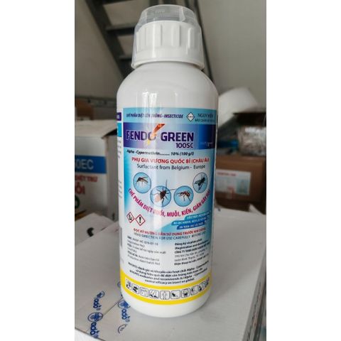 FENDO GREEN 100SC 1L Chính Hãng–Thuốc Diệt Rận,Mạt Gà, Mạt,Nhện,Muỗi,Ruồi,Kiến,Gián-Hiệu Quả Nhanh,Bỉ (EU) Cao Cấp