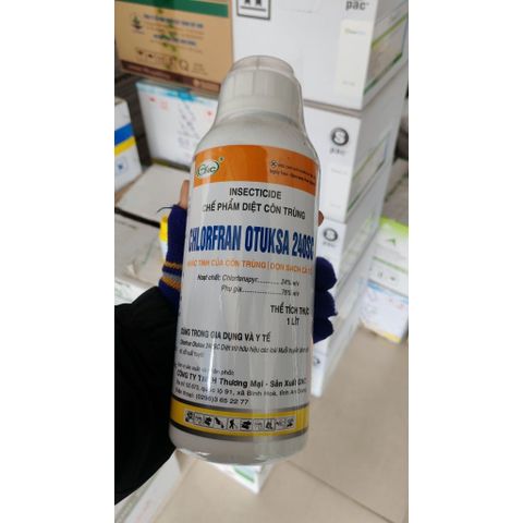 CHLORFRAN 240SC 1LÍT dùng để trị sâu cuốn lá, nhện đỏ, thrips (bọ trĩ) đã kháng thuốc,Diệt phòng mối,Diệt muỗi gián kiến