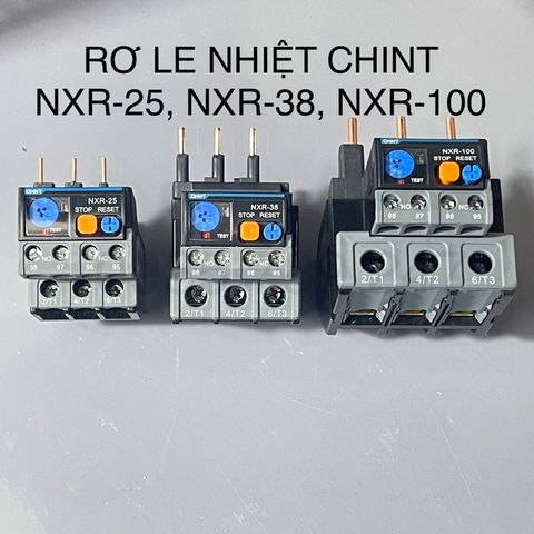 ✅ [CHÍNH HÃNG 100%] Rơ le nhiệt CHINT, NXR-25, NXR-38, 0,63A - 38A dùng trên khởi động từ CHINT
