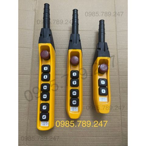 Tay bấm điều khiển dây COB 61F, COB 62F, COB 63F loại 2 kênh, 4 kênh, và 6 kênh + 1 dừng khẩn cấp