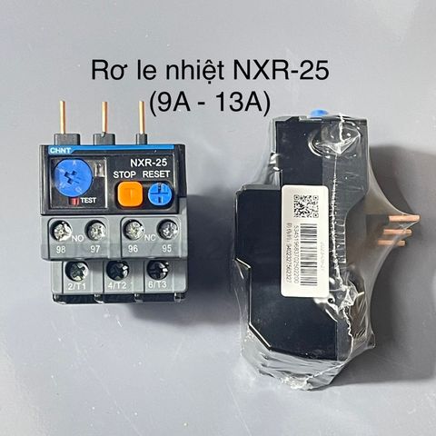 ✅ [CHÍNH HÃNG 100%] Rơ le nhiệt CHINT, NXR-25, NXR-38, 0,63A - 38A dùng trên khởi động từ CHINT