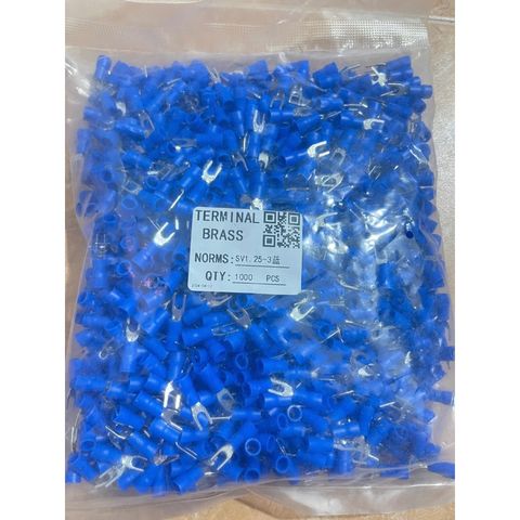 ✅ Combo 500 và 1000 cái Đầu cos chữ Y, đầu cos SV, các loại từ SV1,25-3 -> SV5,5-8, đầu cos càng cua, đầu cos chẻ