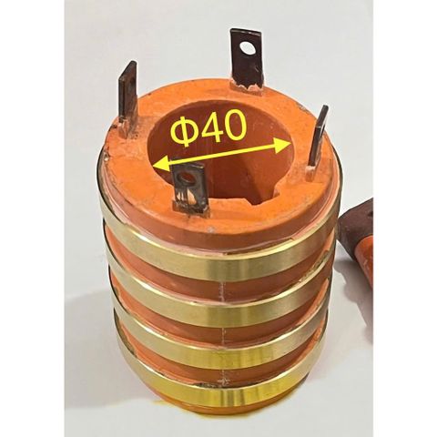 ✅Cổ góp điện 4P Lỗ Φ25mm, 30, 35, 40, 45, 50, 60, 65, 75, 80, 85, Φ90mm, loại 4 cực