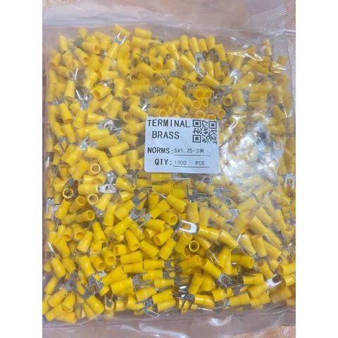 ✅ Combo 500 và 1000 cái Đầu cos chữ Y, đầu cos SV, các loại từ SV1,25-3 -> SV5,5-8, đầu cos càng cua, đầu cos chẻ