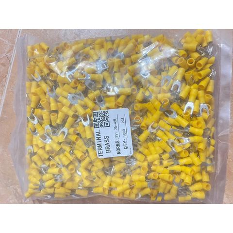 ✅ Combo 500 và 1000 cái Đầu cos chữ Y, đầu cos SV, các loại từ SV1,25-3 -> SV5,5-8, đầu cos càng cua, đầu cos chẻ