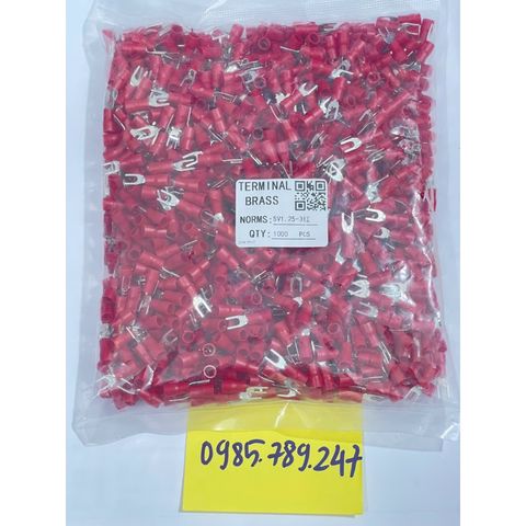 ✅ Combo 500 và 1000 cái Đầu cos chữ Y, đầu cos SV, các loại từ SV1,25-3 -> SV5,5-8, đầu cos càng cua, đầu cos chẻ